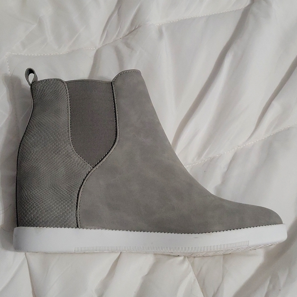 Grey sneakers